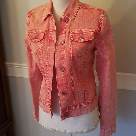 one 5 one Jackets & Blazers - one 5 one Pink Denim Jacket
